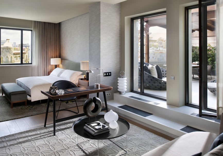 REFORMA DE PLANTAS BAJAS EN VALENCIA: COMO CONVERTIR ESPACIOS URBANOS EN VIVIENDA HABITUALES 3 - Estudio de Interiorismo en Valencia | Reformas Integrales - Estudiodaes Dormitorio moderno