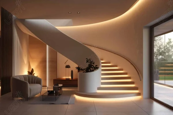 iluminar escaleras