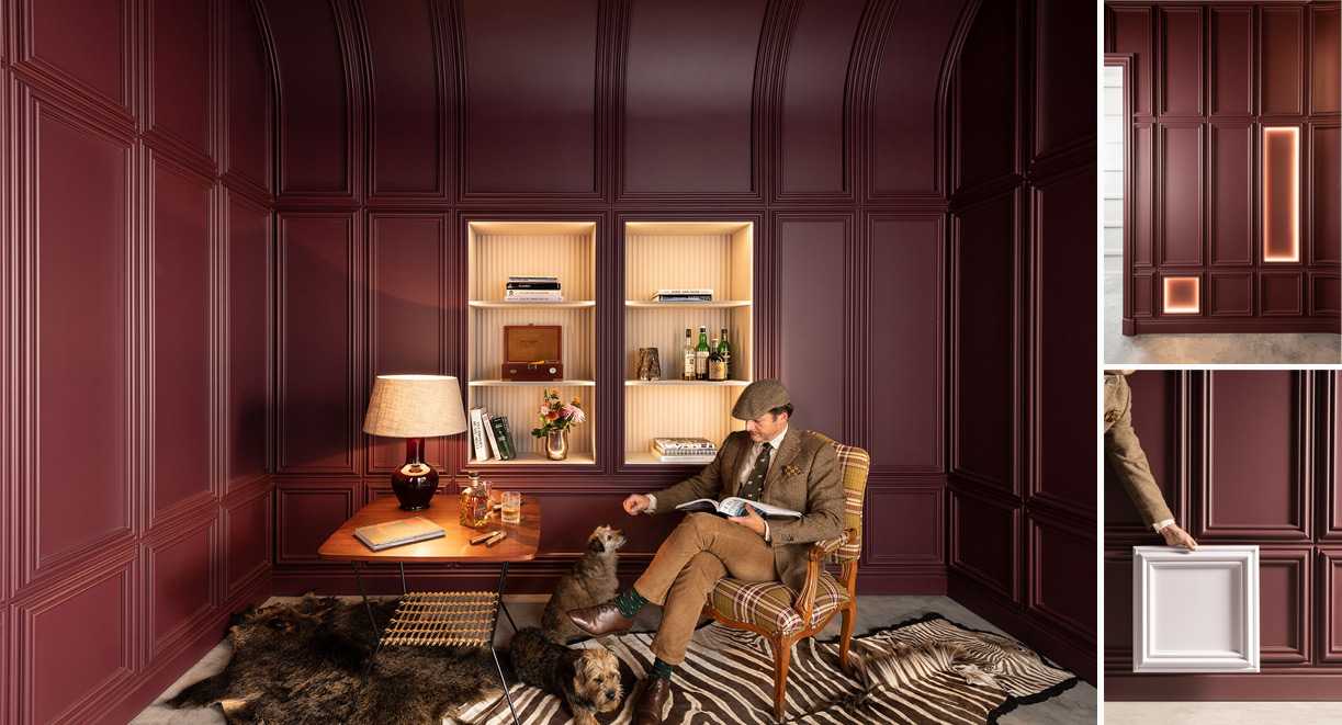 DECORAR PAREDES CON MOLDURAS DECORATIVAS ORAC DECOR 1 - Estudio de Interiorismo en Valencia molduras decorativas