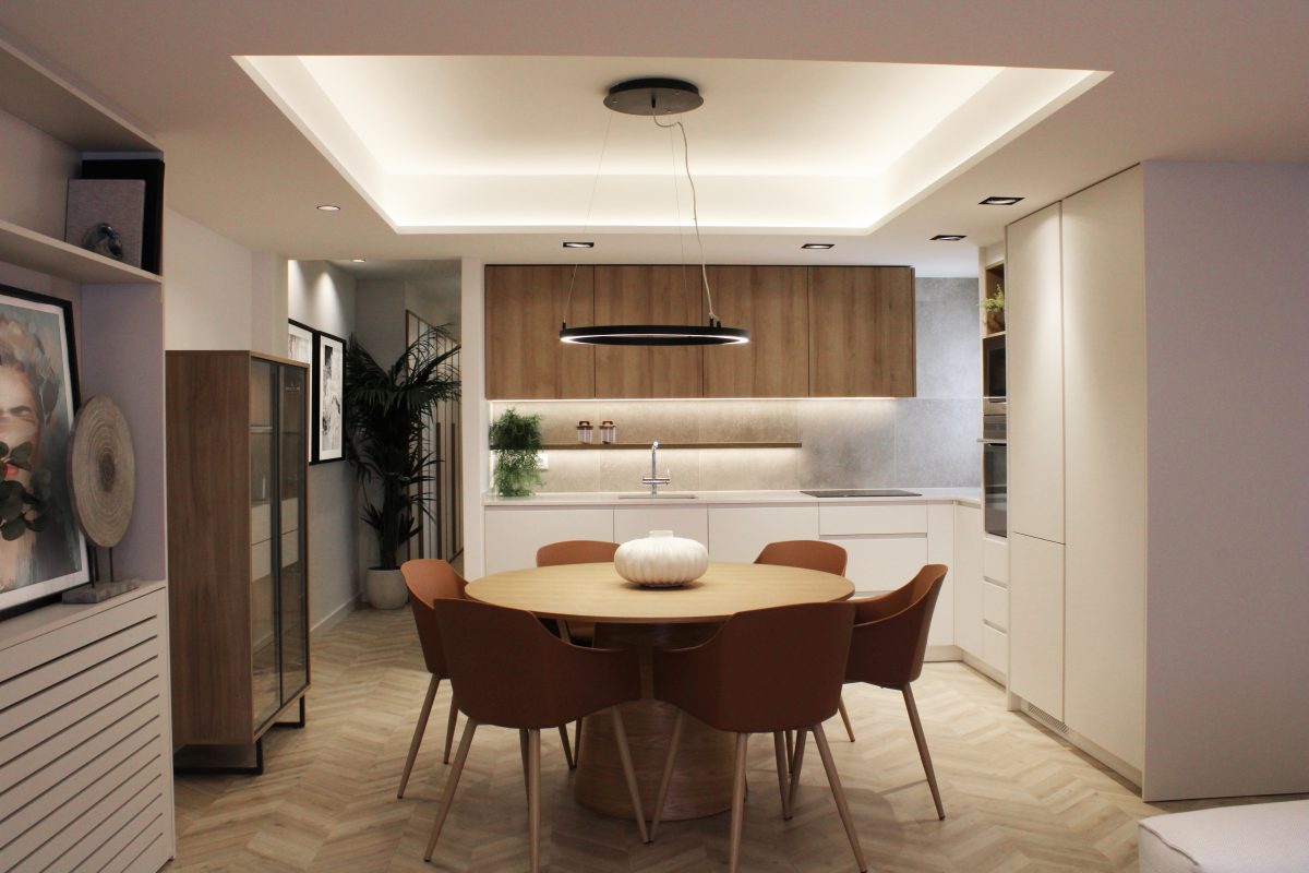 DECORACIÓN DE LA COCINA 6 - Estudio de Interiorismo en Valencia Cocina abierta a salon